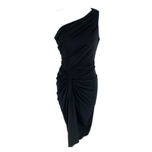 Boston Proper front knot slit dress